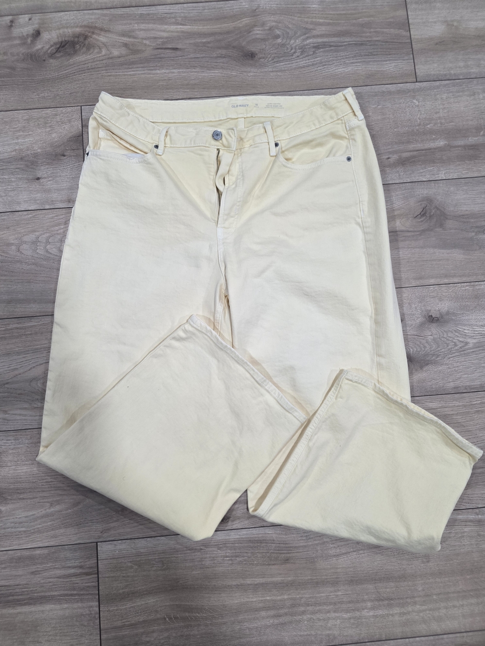 Old Navy Light Yellow Denim Jeans